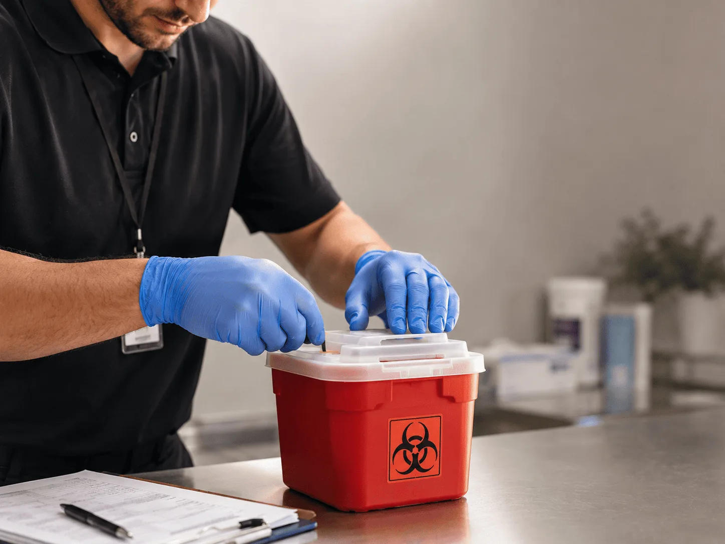 Why choose Sharps Waste Disposal in Clarita, OK